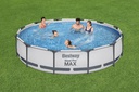 PISCINA DE PARED RIGIDA DURAPLUS 12'X30" CON BOMBA Y FILTRO BESTWAY 56417