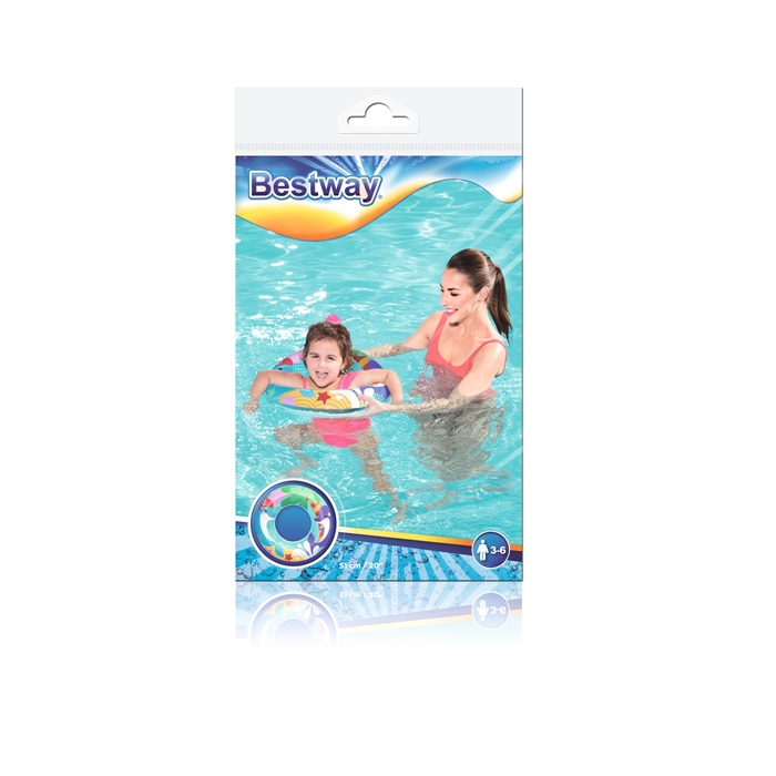 FLOTADOR INFLABLE REDONDO INFANTIL 20" DISEÑO MARINO BESTWAY 36113 