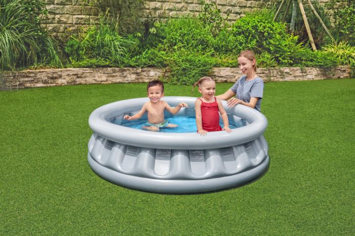PISCINA INFLABLE DE VINIL 60"X17" DISEÑO NAVE ESPACIAL BESTWAY 51080 