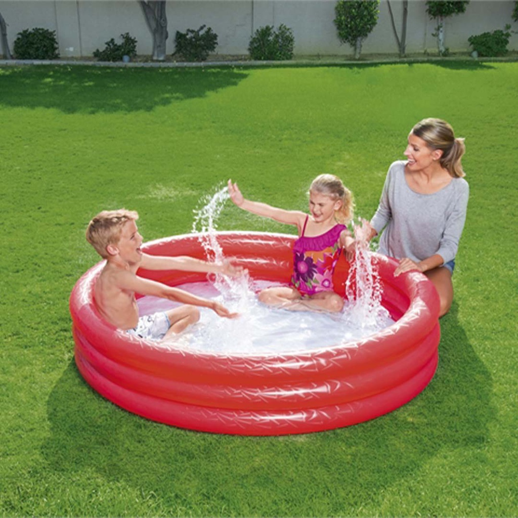 PISCINA INFLABLE DE VINIL 60"X12" BESTWAY 51026 VARIOS COLORES 