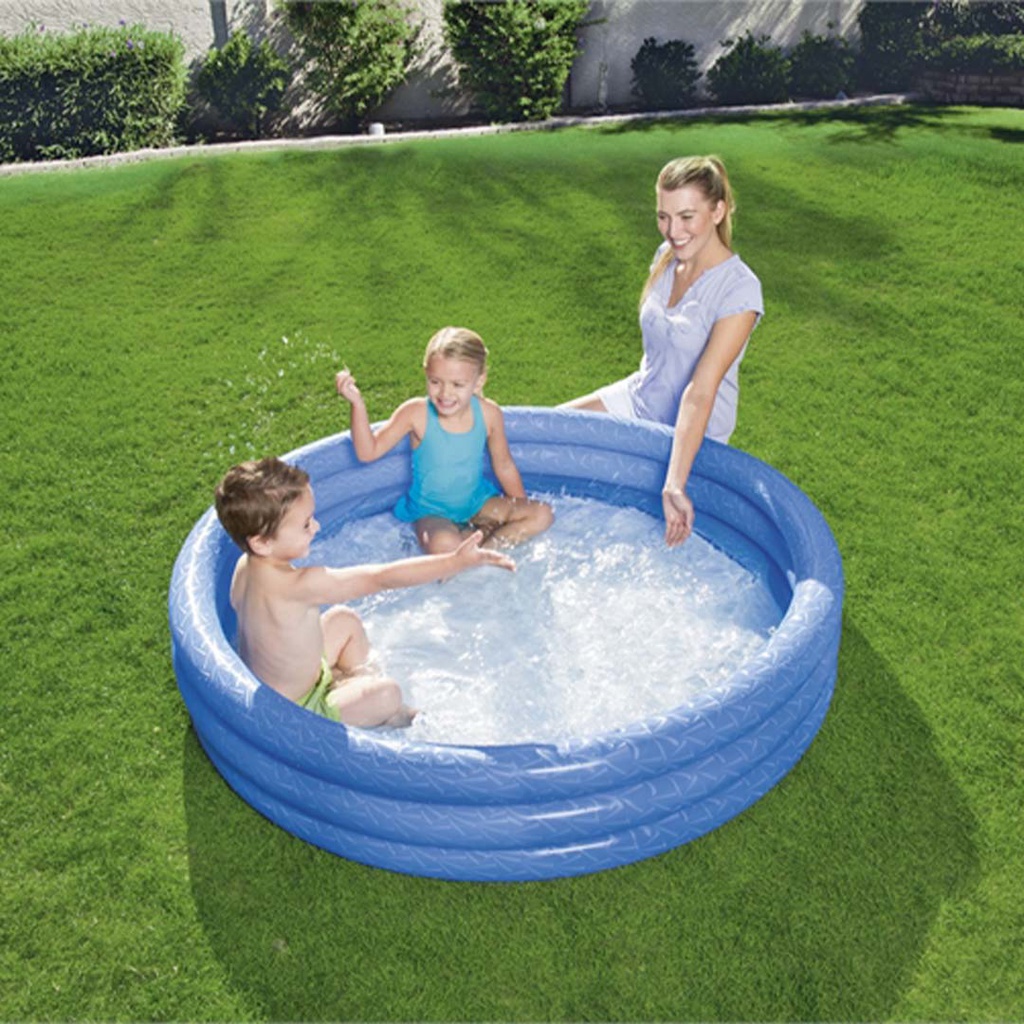 PISCINA INFLABLE DE VINIL 60"X12" BESTWAY 51026 VARIOS COLORES 
