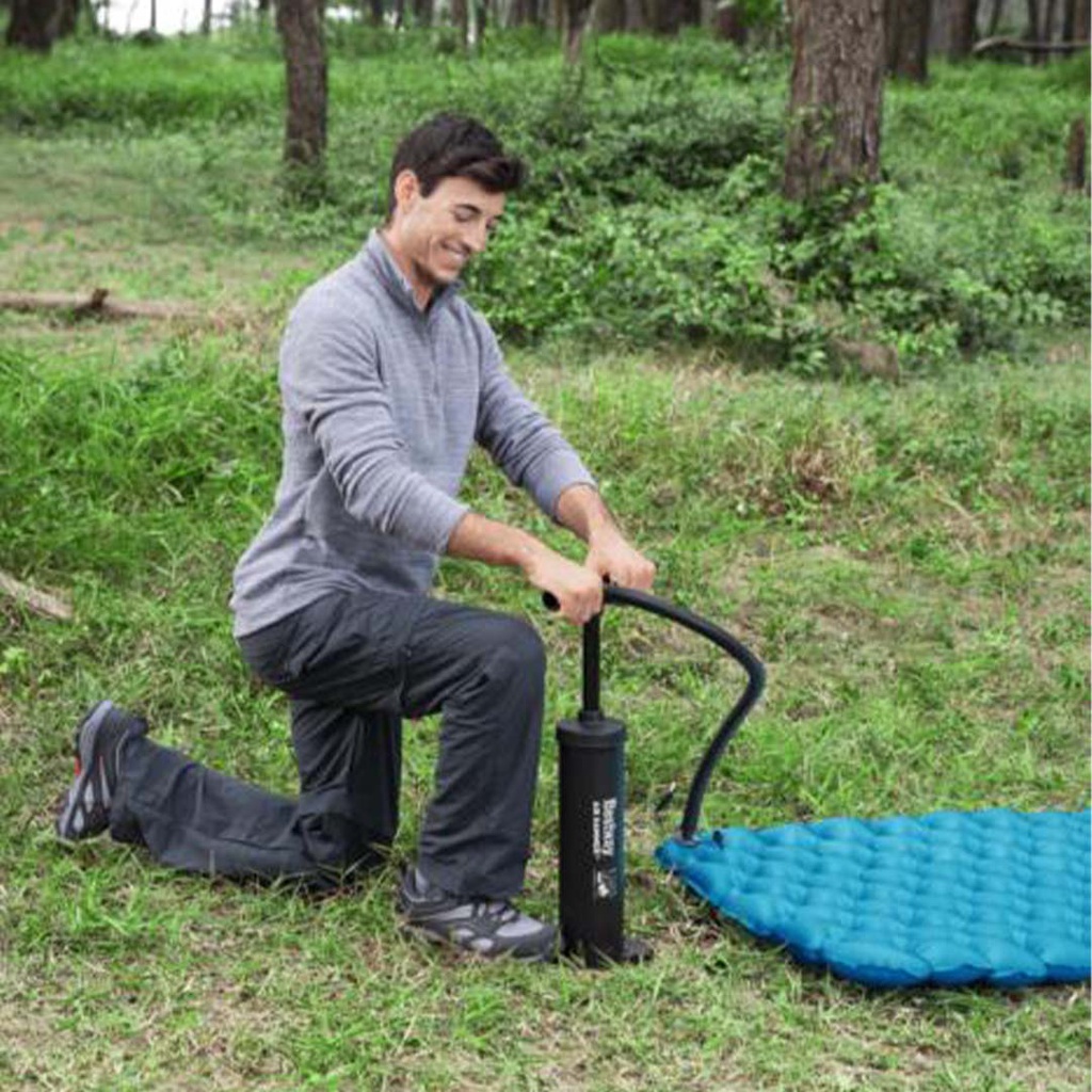 BOMBA PARA INFLAR MANUAL BOQUILLAS MULTIPLES 19" BESTWAY 62030 NEGRA 