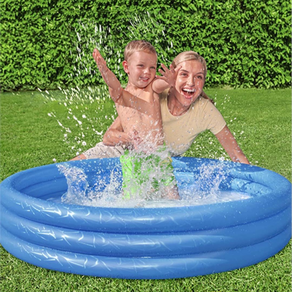 PISCINA INFLABLE DE VINIL 40"X10" BESTWAY 51024 VARIOS COLORES 