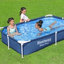 PISCINA DE PARED RIGIDA DURAPLUS 87"X59"X17" BESTWAY 56401