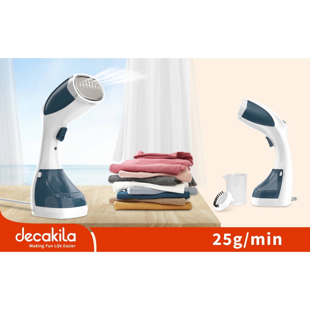 PLANCHA ELECTRICA A VAPOR VERTICAL DECAKILA KUEN003W BLANCO