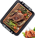 PARRILLA ELECTRICA ANTIADHERENTE 1200 WATTS DECAKILA KUEC028B NEGRO