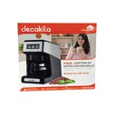 PERCOLADORA CON MOLEDOR DE GRANO 0.6 LITROS DECAKILA KUCF021B NEGRO