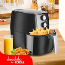 FREIDORA DE AIRE ANTIADHERENTE 4.5 LITROS DECAKILA KUEC038B NEGRO