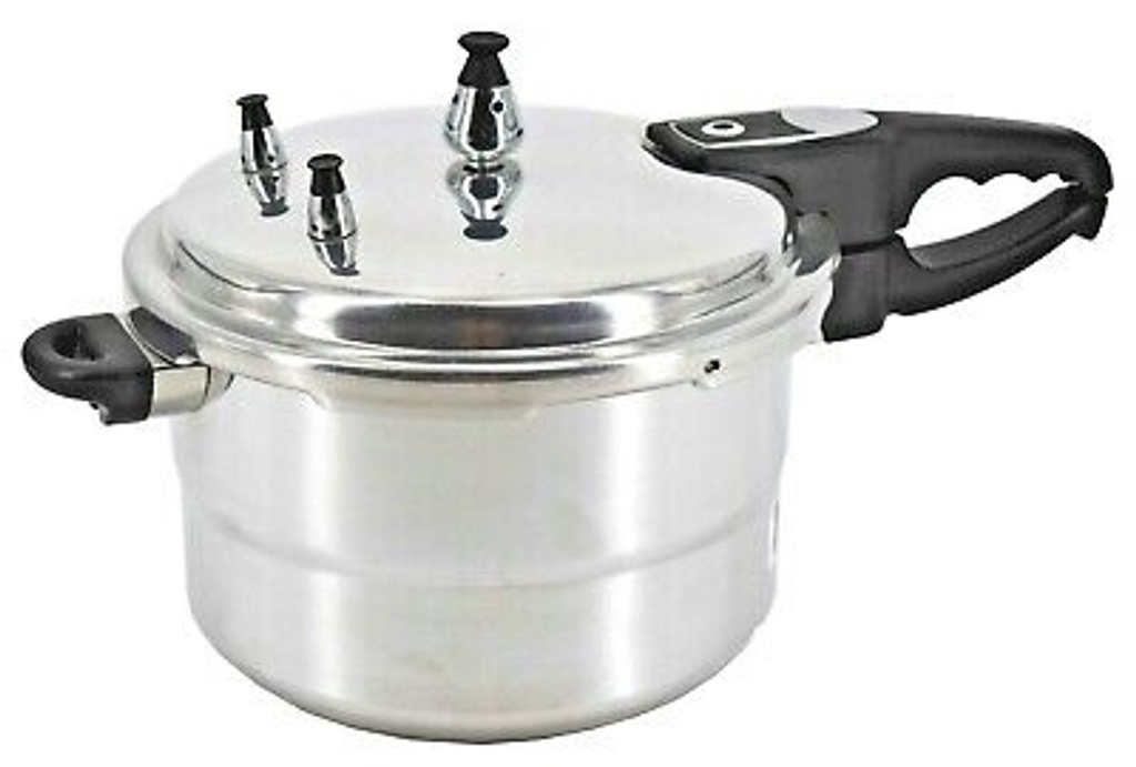 OLLA DE PRESIÓN ALUMINIO 5.5 LITROS DECAKILA KMER018M SILVER