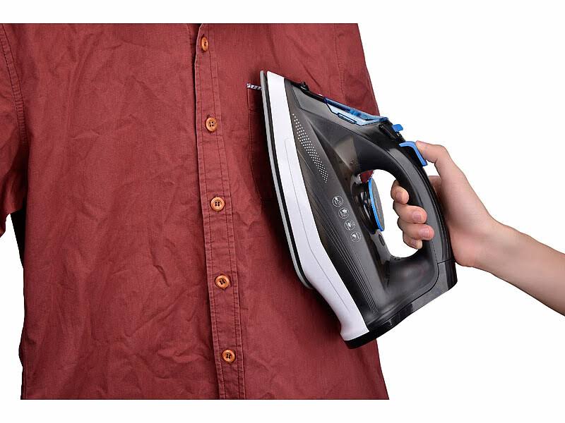 PLANCHA ELECTRICA A VAPOR 300 MILILITROS DECAKILA KUEN013B NEGRO