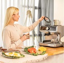MAQUINA DE CAFÉ EXPRESSO CON MOLEDOR DECAKILA KUCF010M PLATEADO
