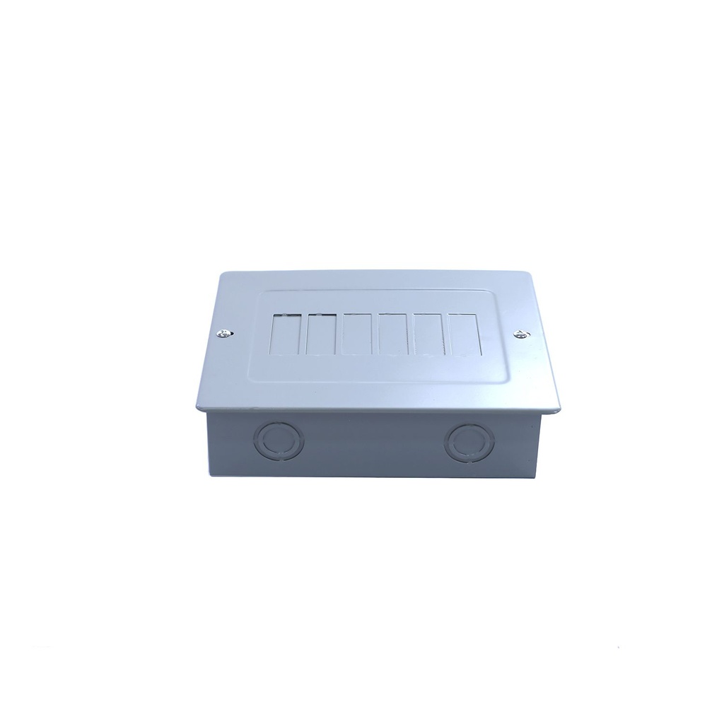 Panel electrico 6 espacios 40 amperios con tapa tls-6 gris
