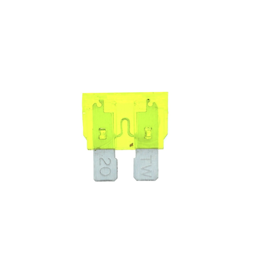 Fusible tipo hachita 20 amperios "zeeman" yc213