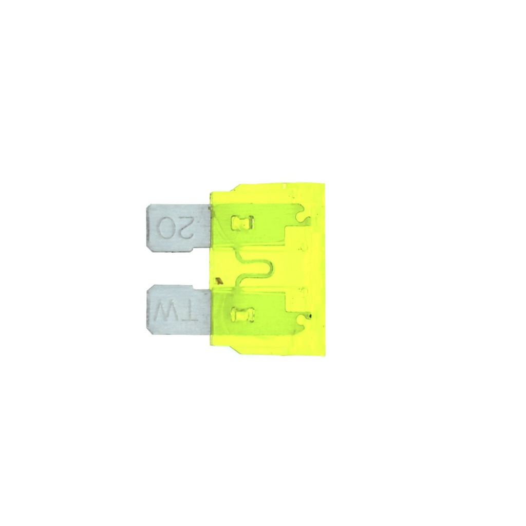 Fusible tipo hachita 20 amperios "zeeman" yc213