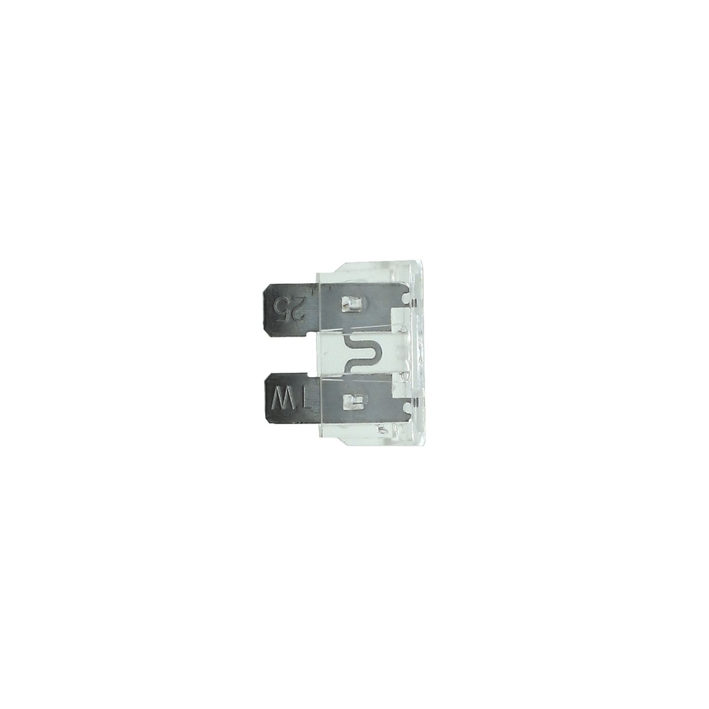 Fusible tipo hachita 25 amperios "zeeman" yc213