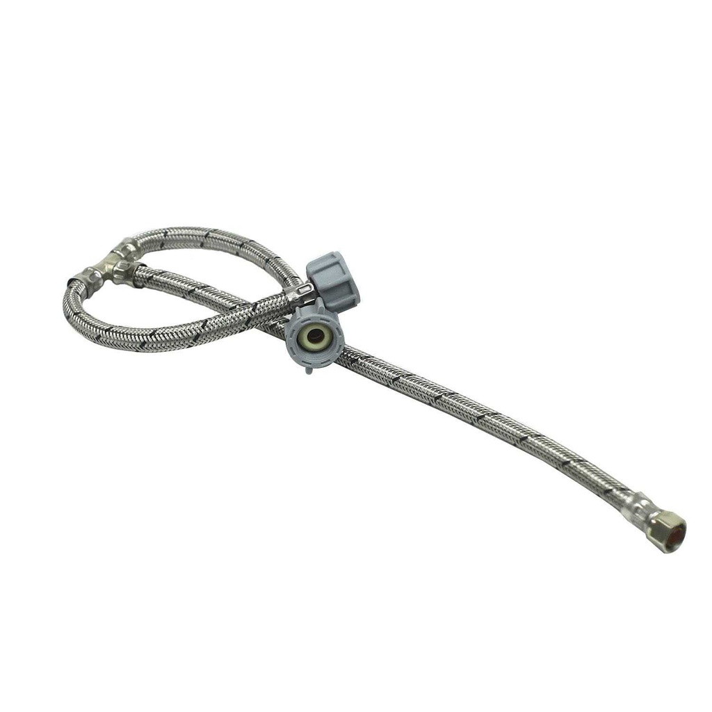 Tubo abasto 1/2"x1/2"x3/8" tipo t coflex eal-v55