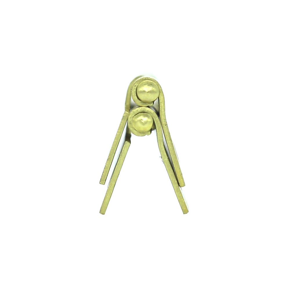 Bisagra china pesada 2"x1.5" con tornillos dorado