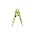 Bisagra china pesada 2"x1.5" con tornillos dorado