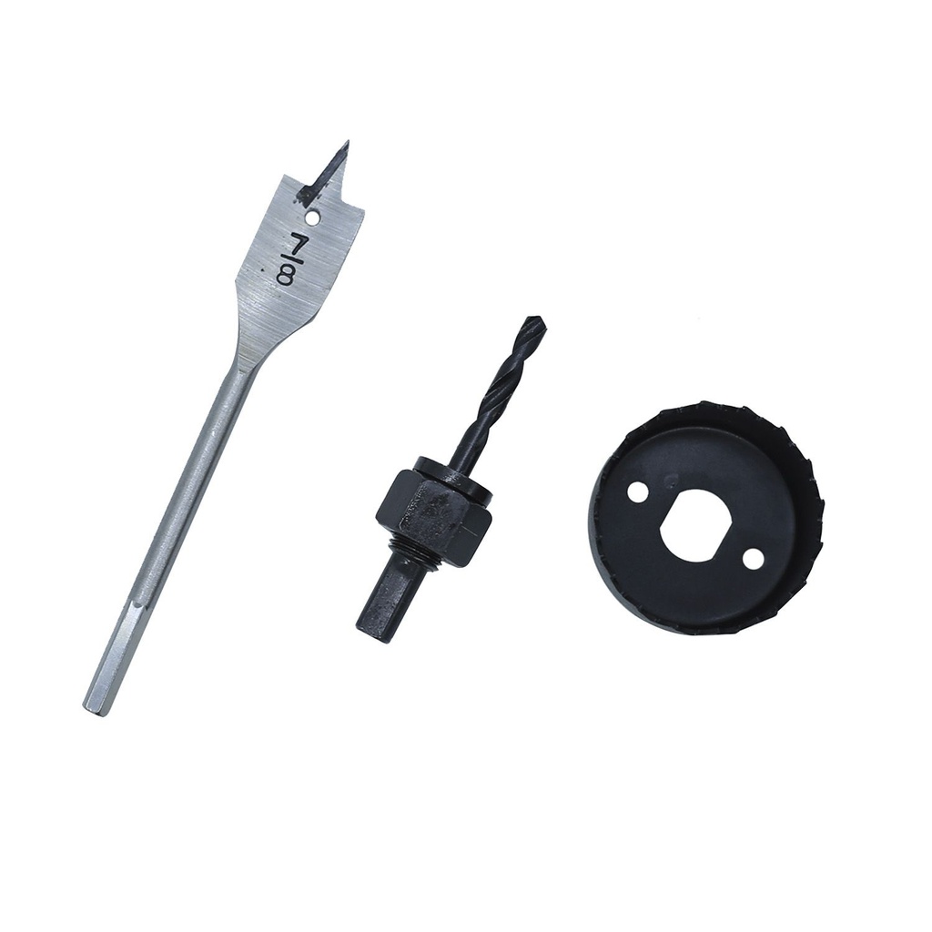 Broca para madera instalar cerradura 3pc ntev2080