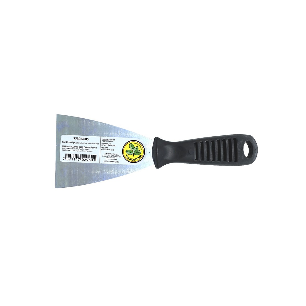 Espatula raspar pared 3" mango plastico 77396/085