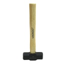 Almadana 2lb cabeza pulida con mango de madera vikingo
