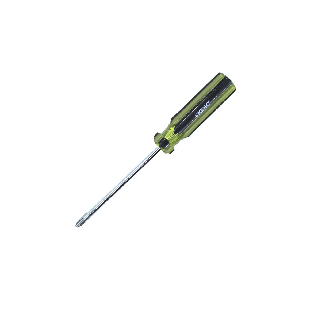 Desarmador estrella 1/4x4" vikingo 400253 negro amarillo