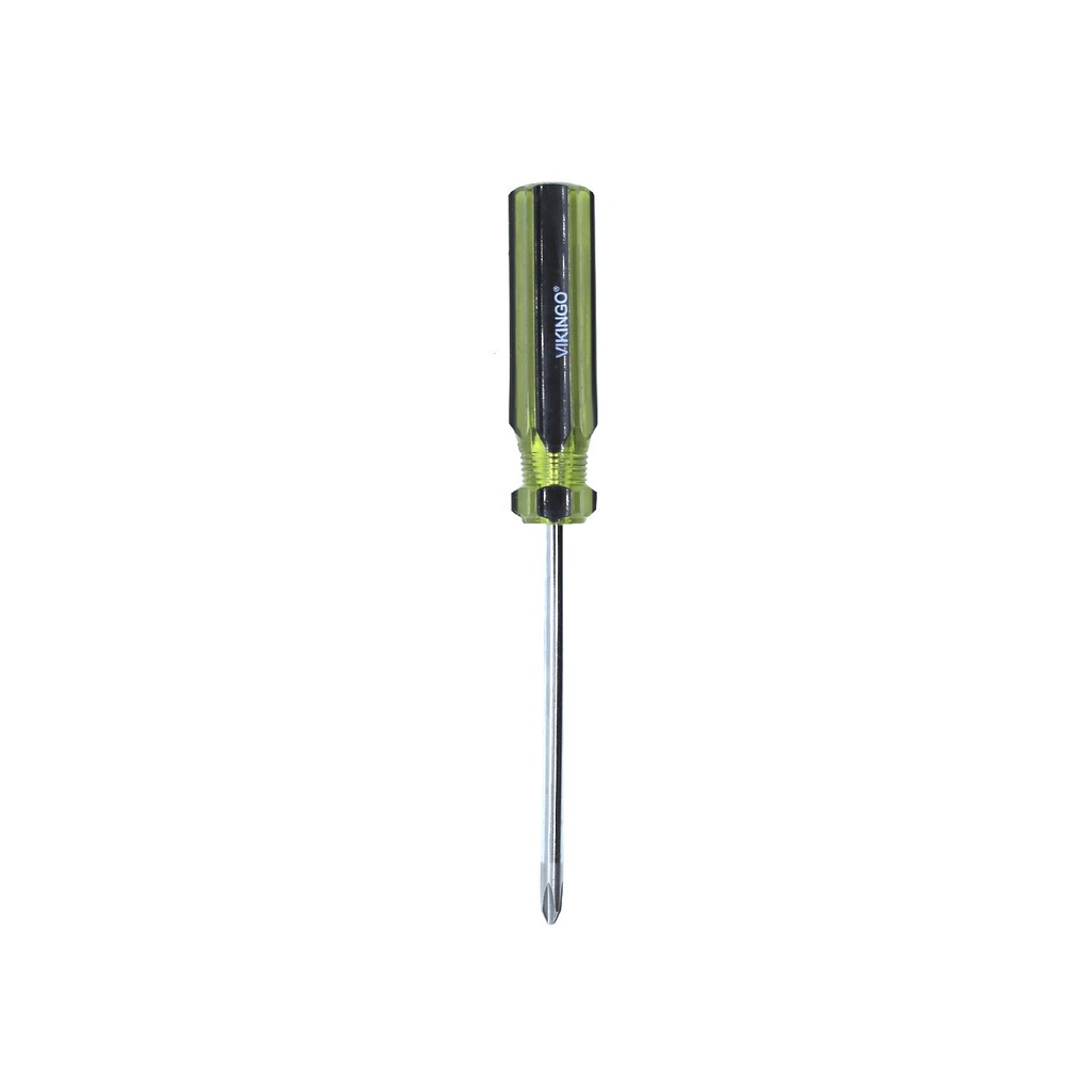 Desarmador estrella 1/4x4" vikingo 400253 negro amarillo