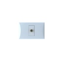 Tomacorriente t.v-cable eagle 1007w empotrable