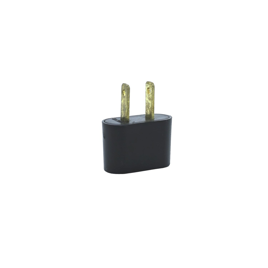 Adaptador electrico plano a plano 392 negro