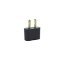 Adaptador electrico plano a plano 392 negro