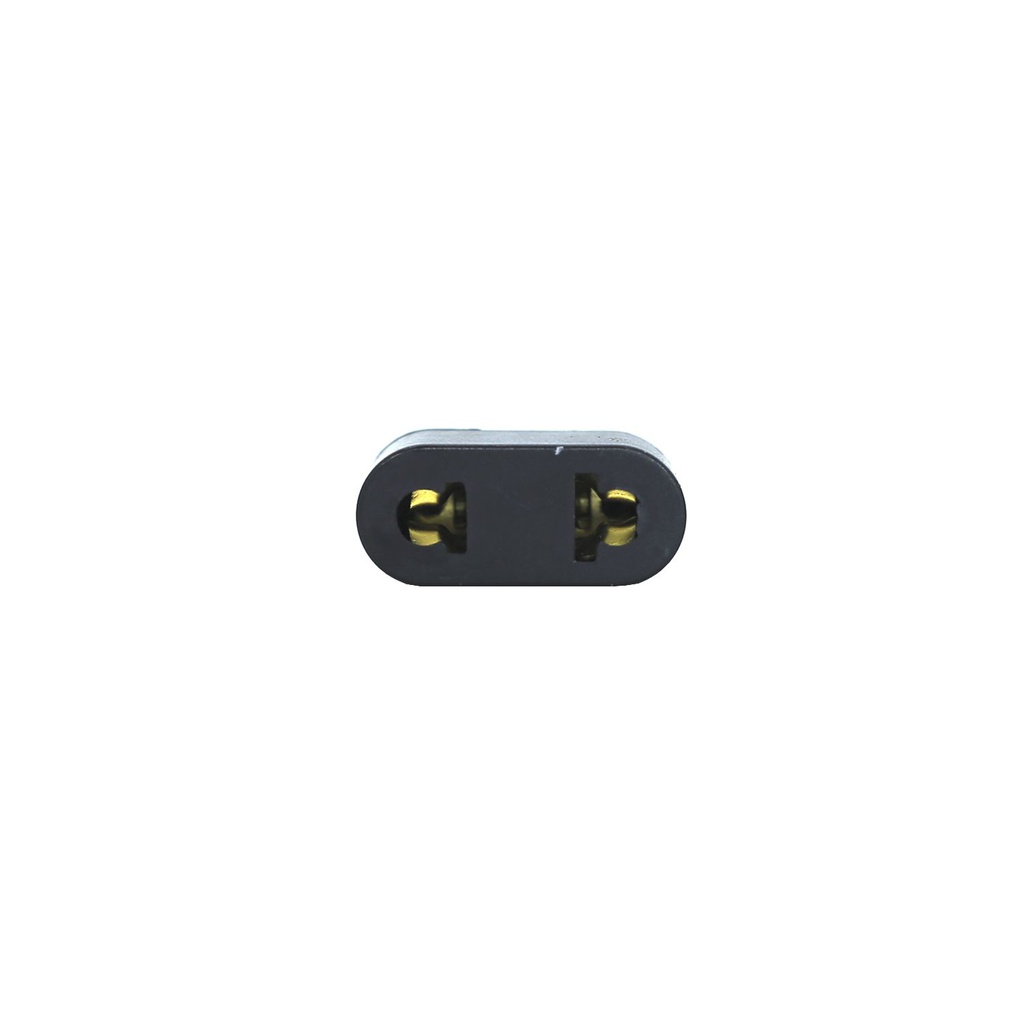 Adaptador electrico plano a plano 392 negro