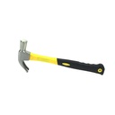 Martillo uña 27mm 12oz mango fibra ch 955 negro / amarillo