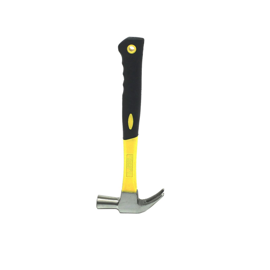 Martillo uña 27mm 12oz mango fibra ch 955 negro / amarillo