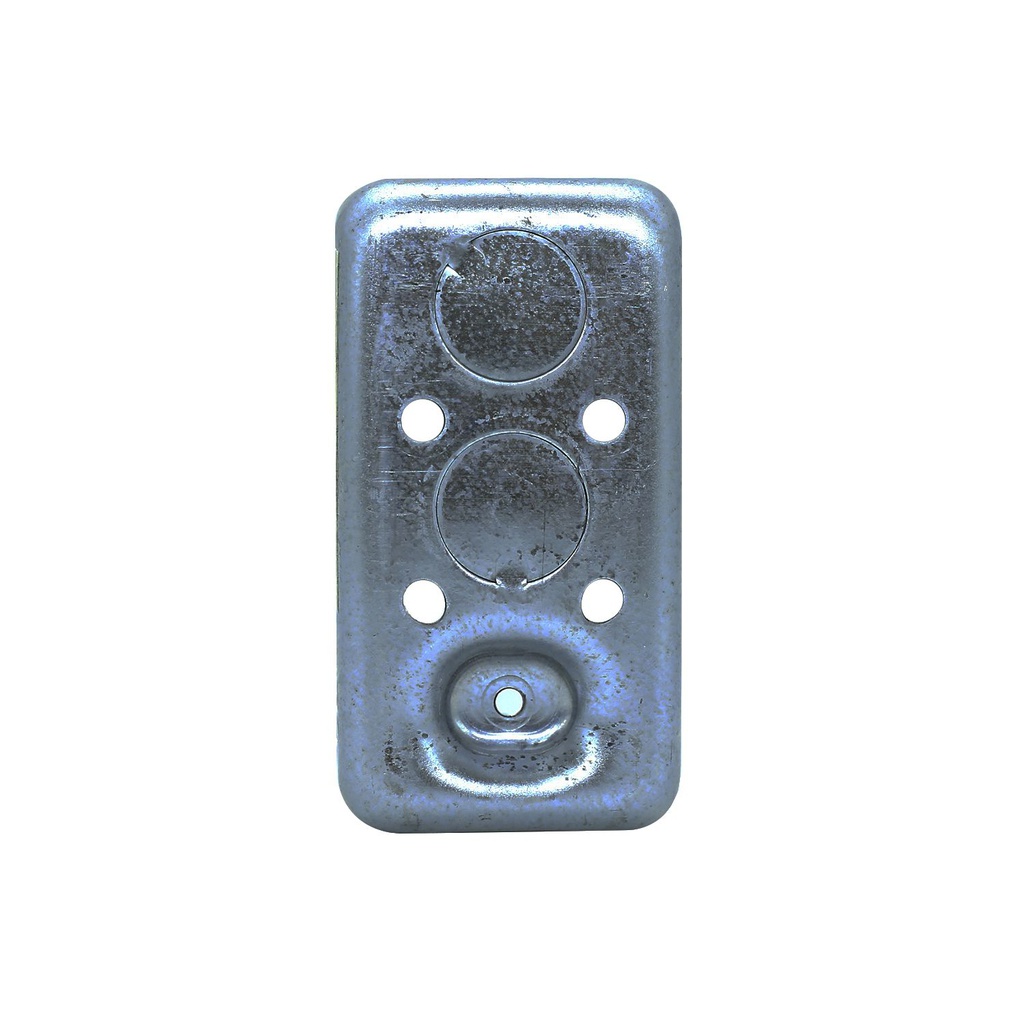 Caja electrica de metal 2x4" 10a 1/2" raco 8660