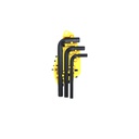 Llaves allen. 10pc 1/16-3/8" stanley 69-254