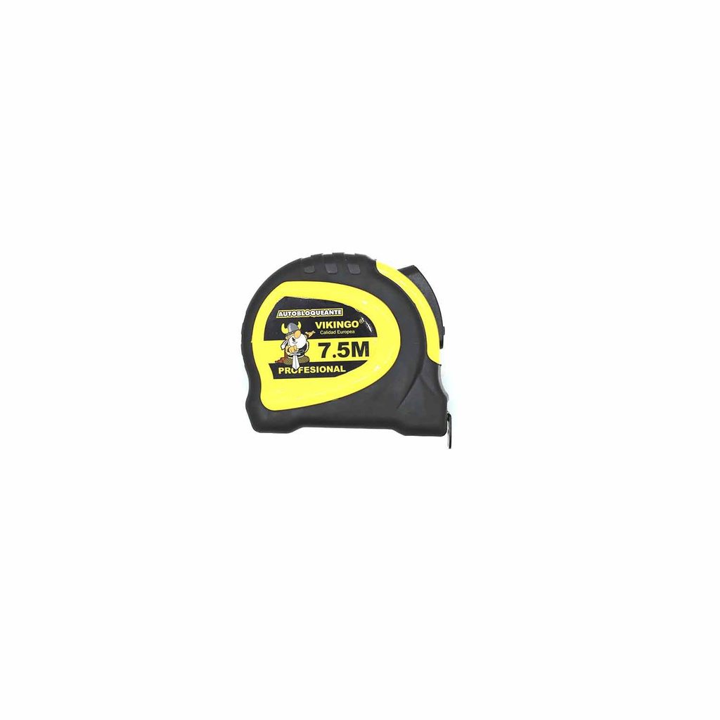 Cinta metrica 7.5mtx1" vikingo forro hule mtsl-75
