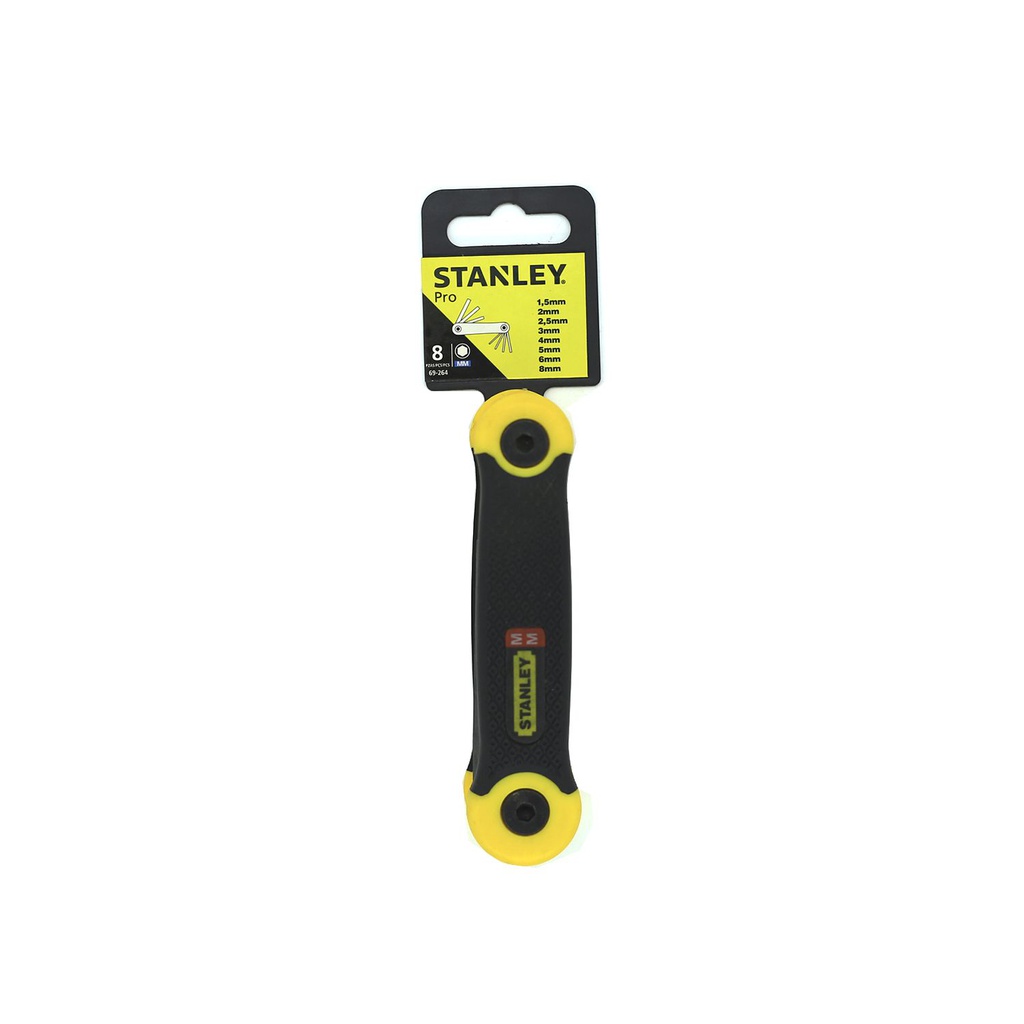 Llaves allen 8pc 1.5-8mm stanley 69-264