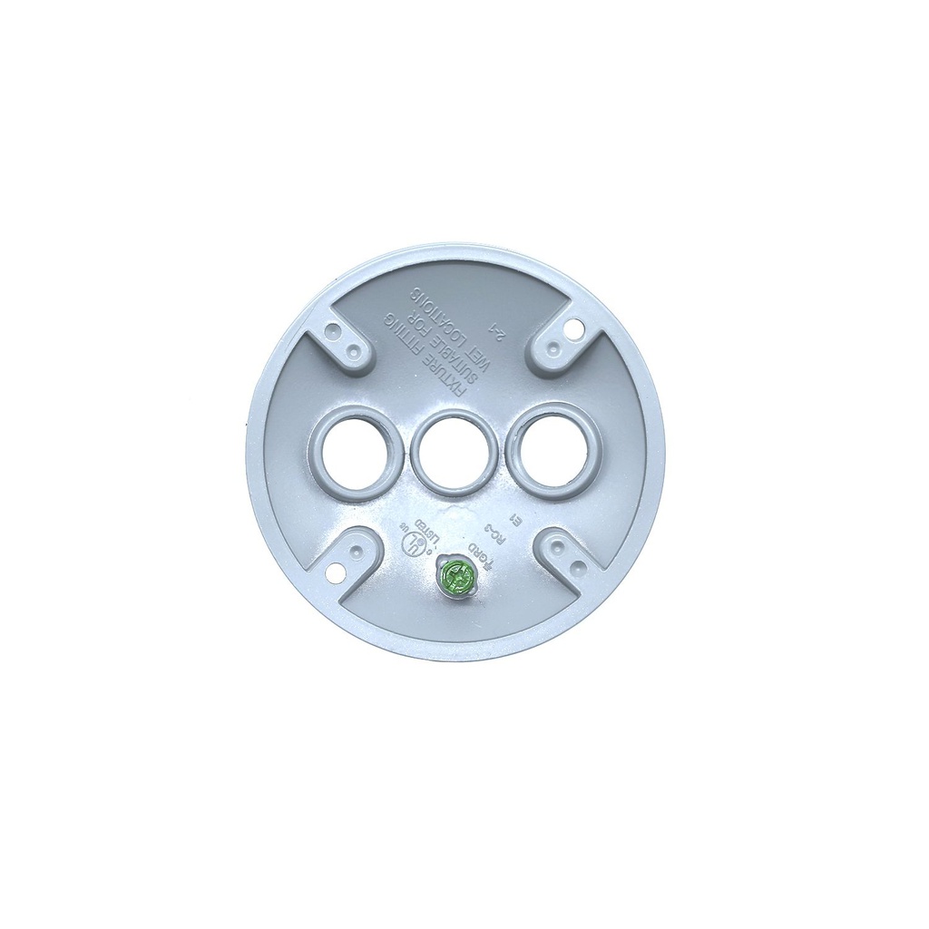 Base para socket triple metálico aguila y-3