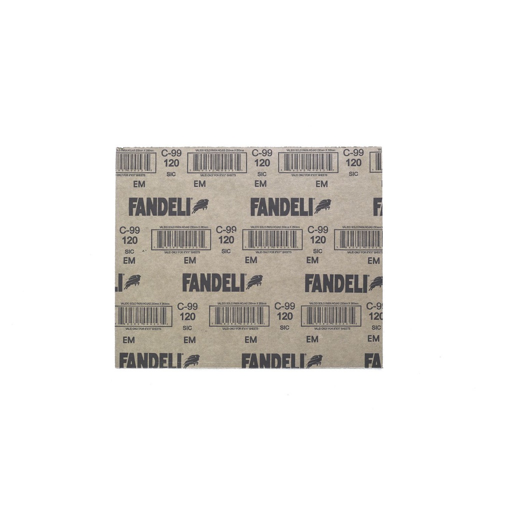 Lija para hierro c-99 120 fandeli agua 0053