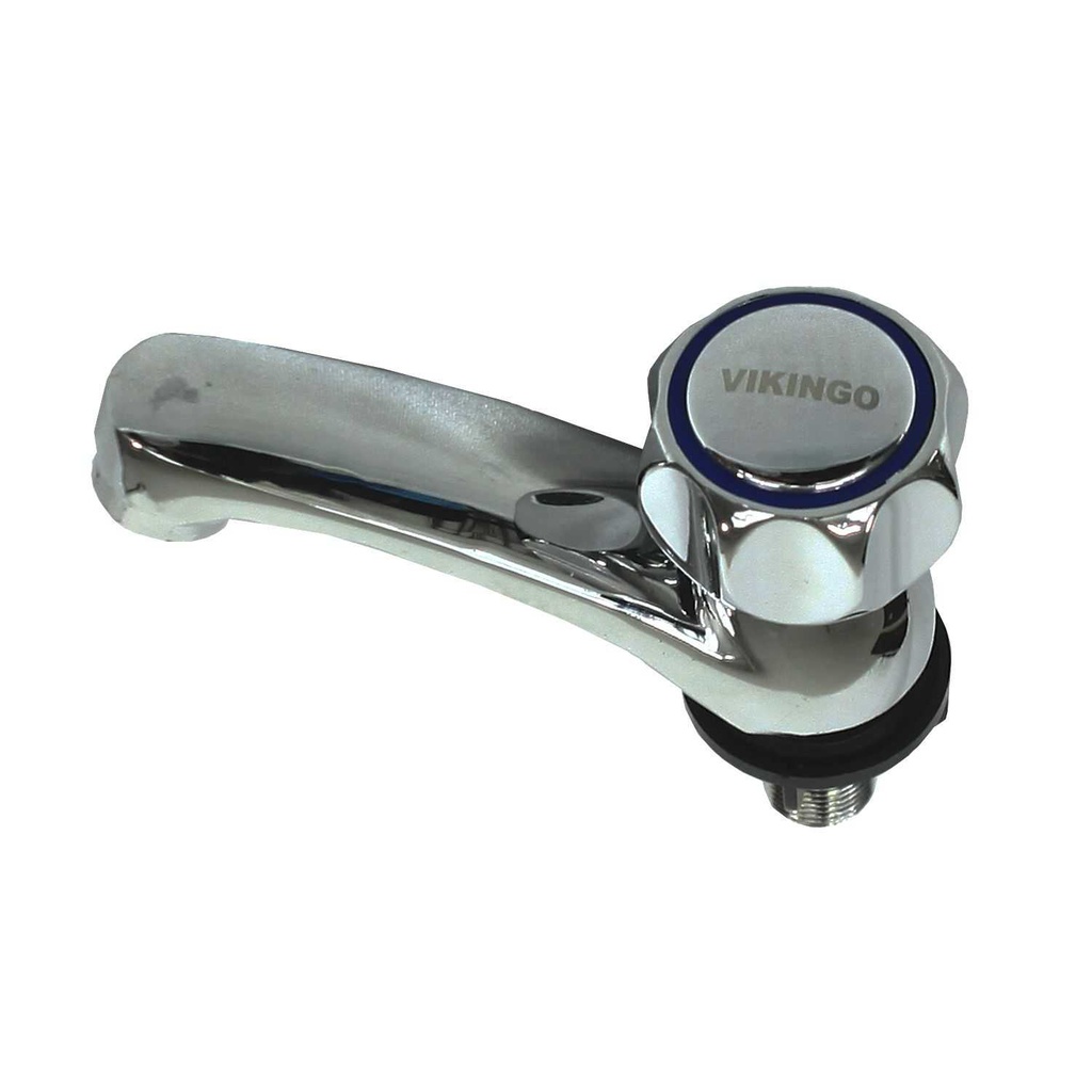 Llave individual lavamanos 1/2" vikingo perilla cromo pulido 8/bfz/hh-1