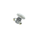 Valvula angulo 1/2x3/8x3/8" doble 8/av-dual