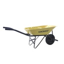 Carreta construcción 5cf llanta solida vikingo amarillo armada