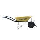 Carreta construcción 5cf llanta solida vikingo amarillo armada