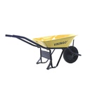 Carreta construcción 6cf llanta sólida reforzada vikingo amarilla armada