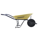 Carreta construcción 6cf llanta sólida reforzada vikingo amarilla armada