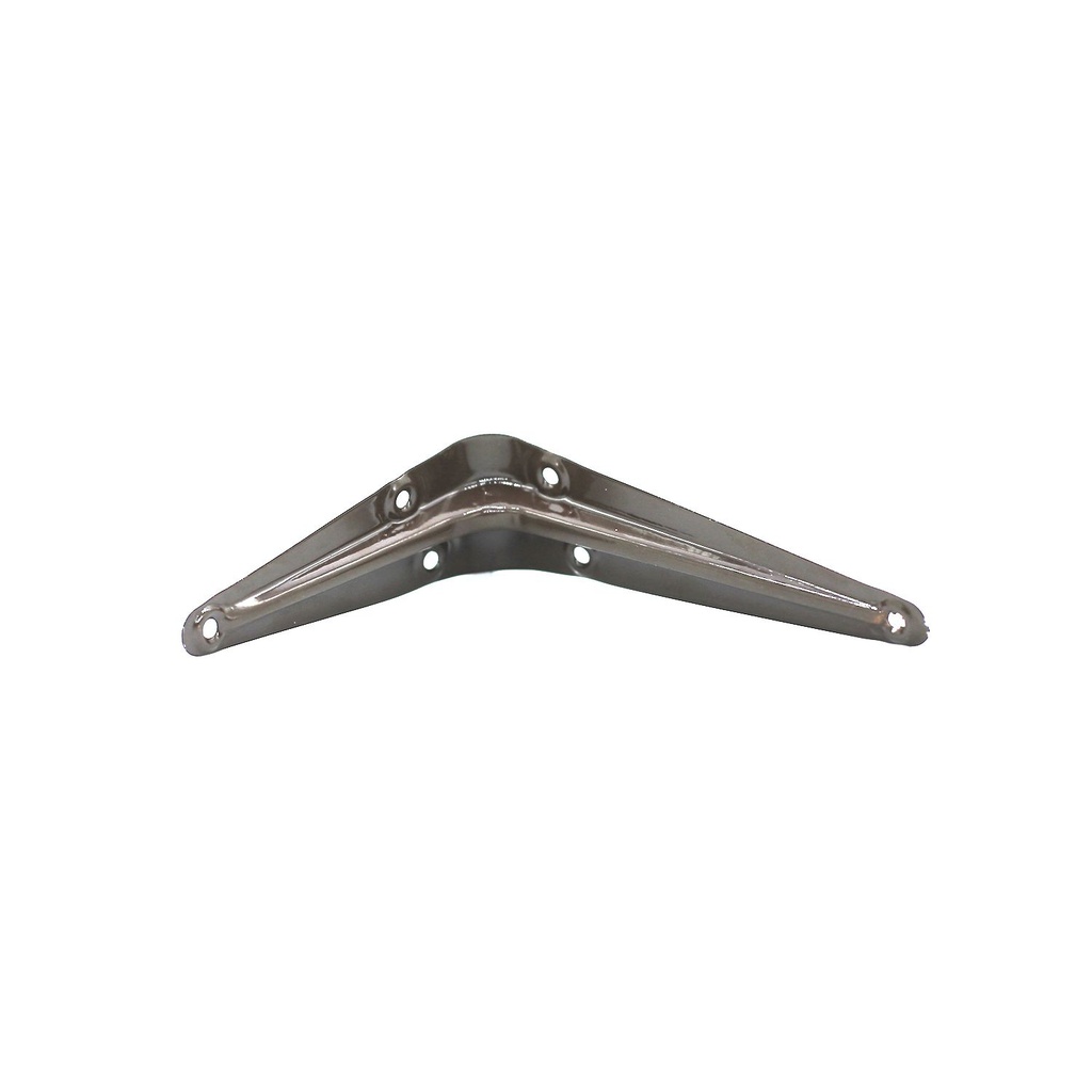 Escuadra metal 4"x5"x0.8mm cafe oscuro
