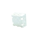 Caja electrica plastica 4x4" 14/16a induma blanca