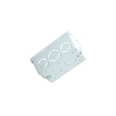 Caja electrica plástica 2x4" 10a c/incert induma