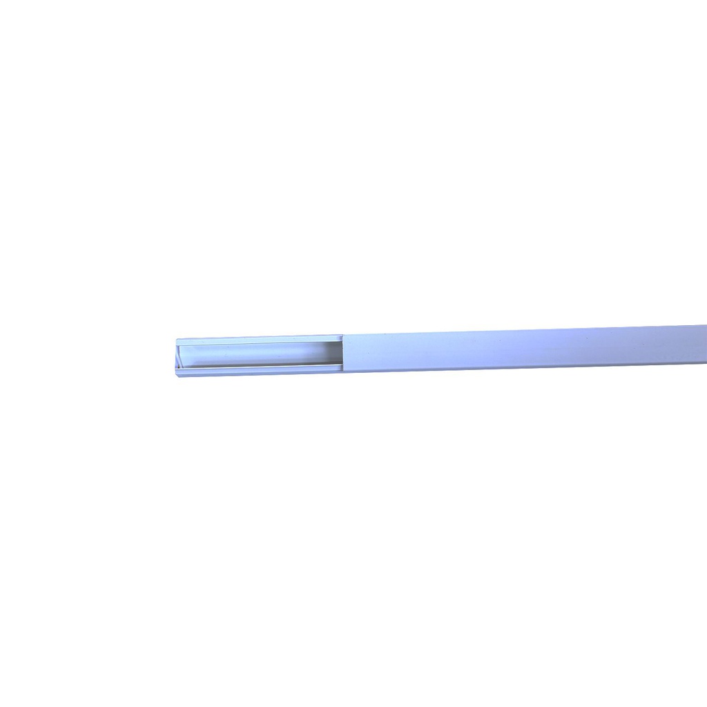 Canaleta plastica 2-mt 25/17mm con adhesivo 2517bad