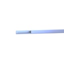 Canaleta plastica 2-mt 25/17mm con adhesivo 2517bad